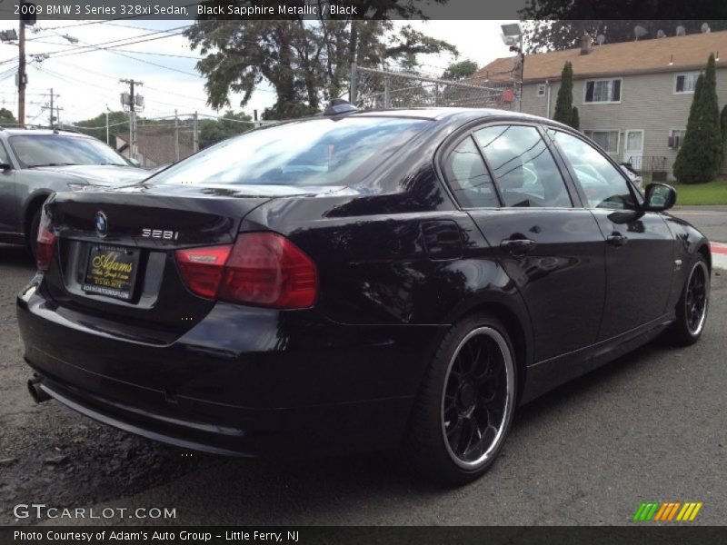 Black Sapphire Metallic / Black 2009 BMW 3 Series 328xi Sedan