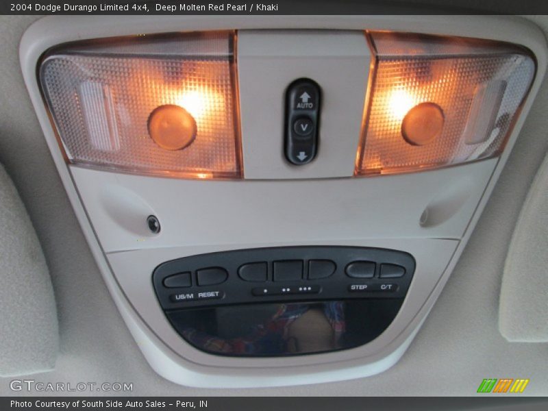 Deep Molten Red Pearl / Khaki 2004 Dodge Durango Limited 4x4