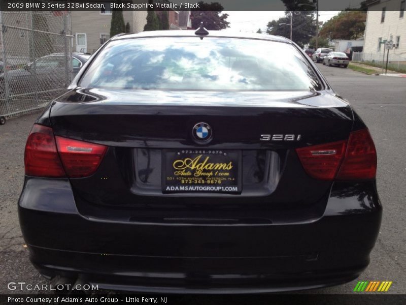 Black Sapphire Metallic / Black 2009 BMW 3 Series 328xi Sedan