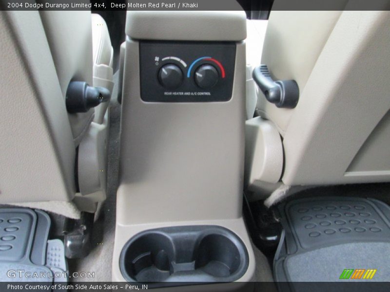 Deep Molten Red Pearl / Khaki 2004 Dodge Durango Limited 4x4