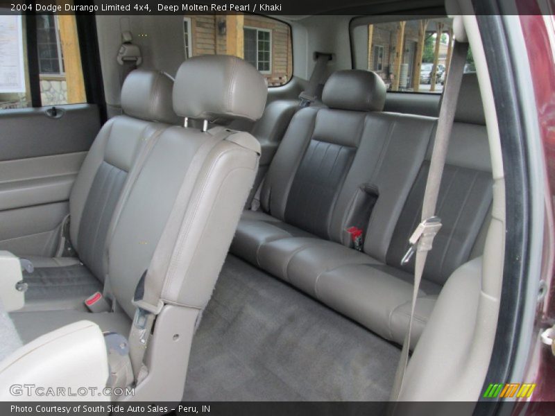 Deep Molten Red Pearl / Khaki 2004 Dodge Durango Limited 4x4