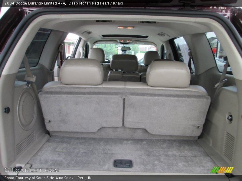 Deep Molten Red Pearl / Khaki 2004 Dodge Durango Limited 4x4