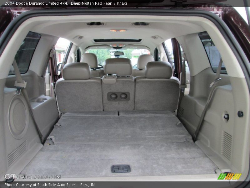 Deep Molten Red Pearl / Khaki 2004 Dodge Durango Limited 4x4