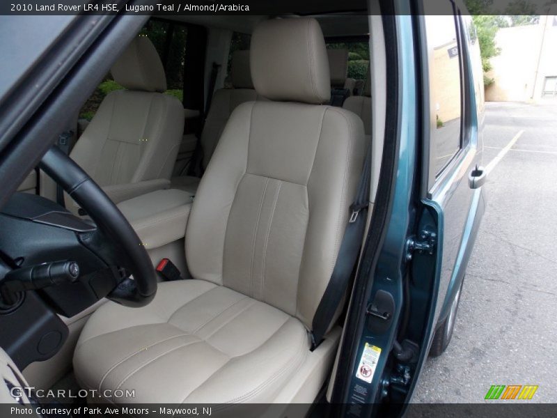 Front Seat of 2010 LR4 HSE