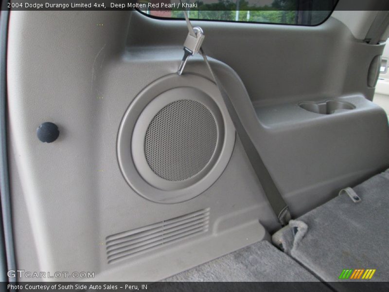 Deep Molten Red Pearl / Khaki 2004 Dodge Durango Limited 4x4