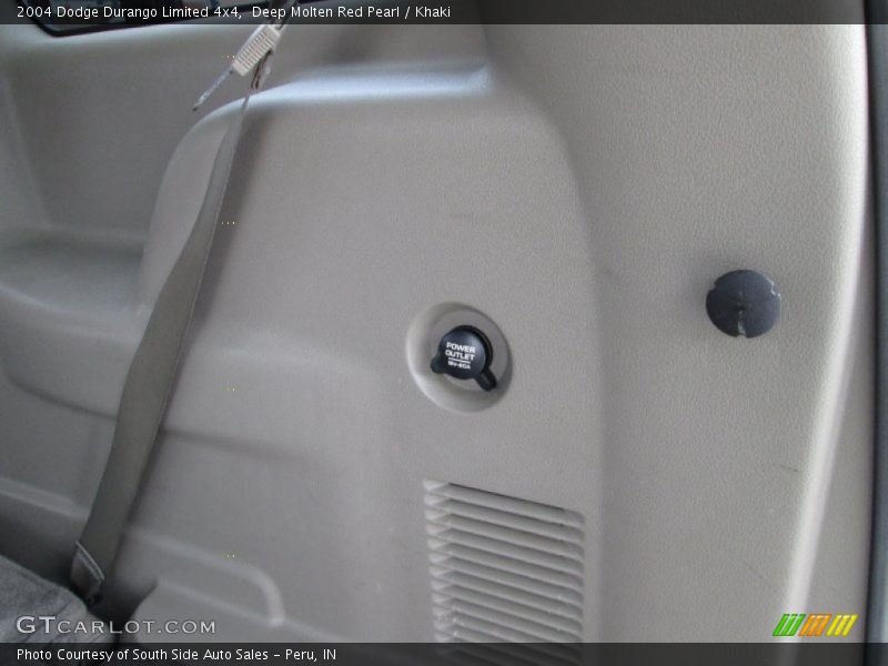 Deep Molten Red Pearl / Khaki 2004 Dodge Durango Limited 4x4