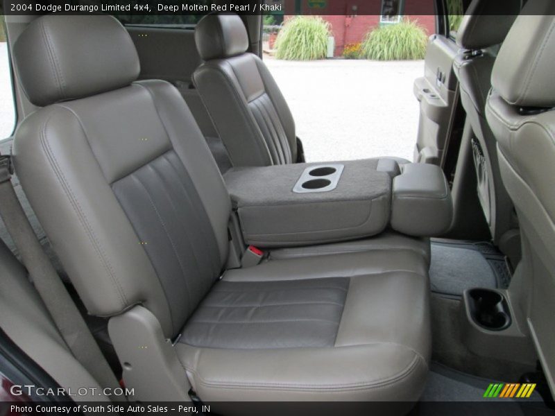 Deep Molten Red Pearl / Khaki 2004 Dodge Durango Limited 4x4