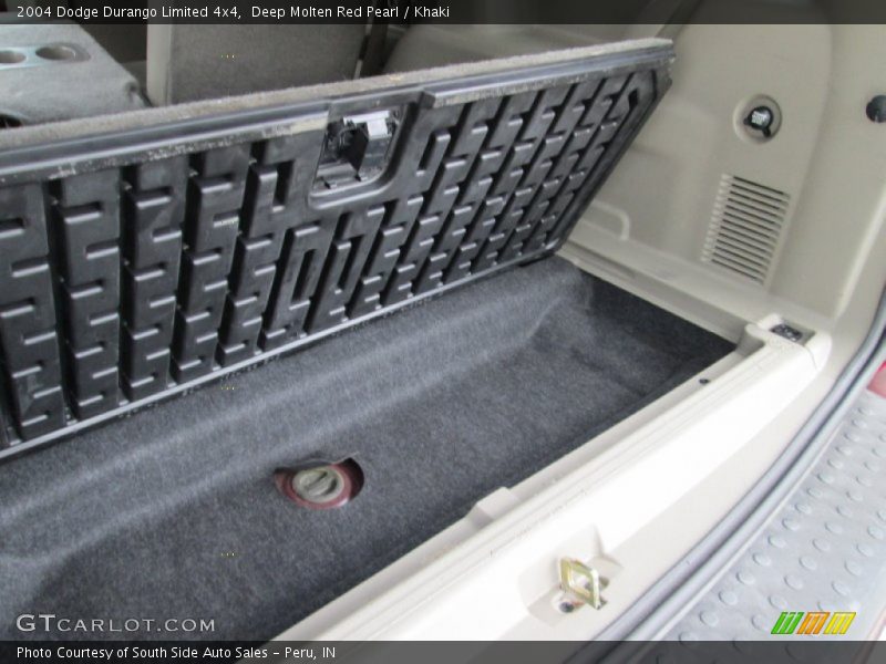 Deep Molten Red Pearl / Khaki 2004 Dodge Durango Limited 4x4