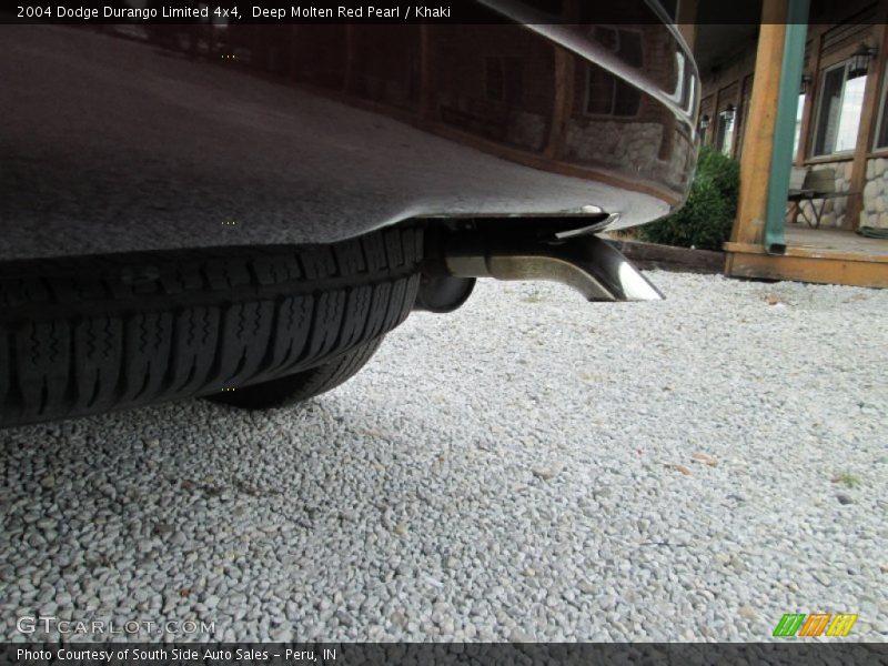 Deep Molten Red Pearl / Khaki 2004 Dodge Durango Limited 4x4