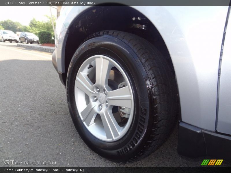 Ice Silver Metallic / Black 2013 Subaru Forester 2.5 X