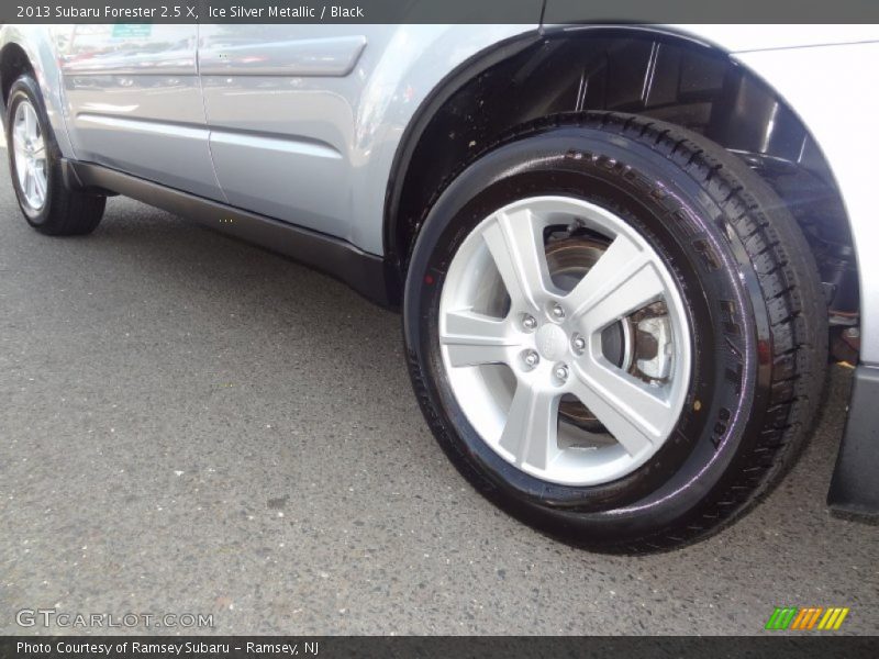 Ice Silver Metallic / Black 2013 Subaru Forester 2.5 X