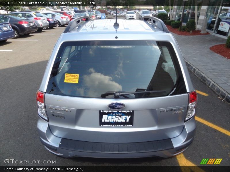 Ice Silver Metallic / Black 2013 Subaru Forester 2.5 X