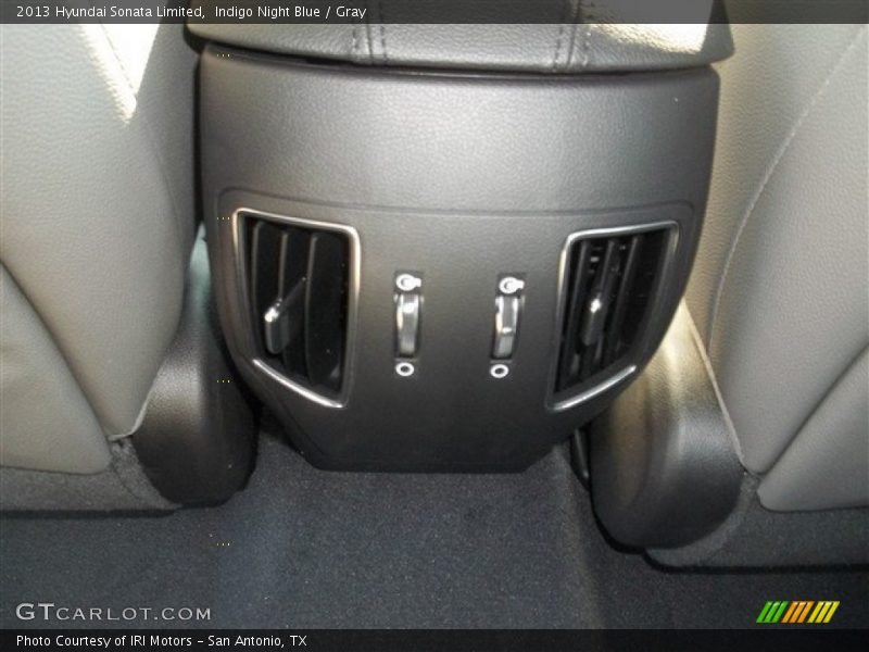 Indigo Night Blue / Gray 2013 Hyundai Sonata Limited