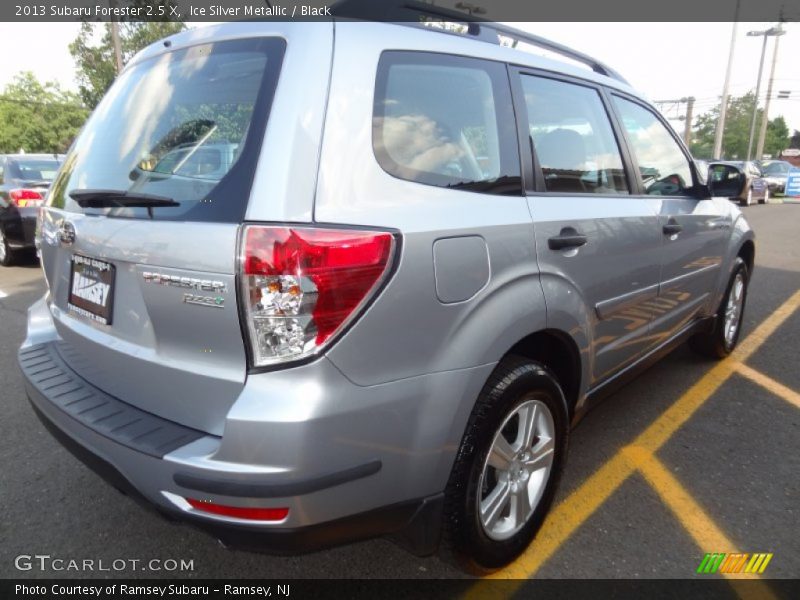 Ice Silver Metallic / Black 2013 Subaru Forester 2.5 X