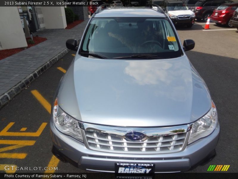 Ice Silver Metallic / Black 2013 Subaru Forester 2.5 X