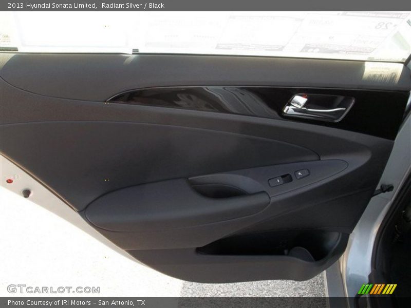 Radiant Silver / Black 2013 Hyundai Sonata Limited