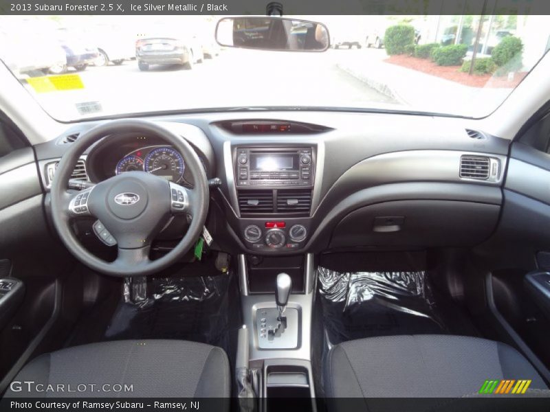 Ice Silver Metallic / Black 2013 Subaru Forester 2.5 X