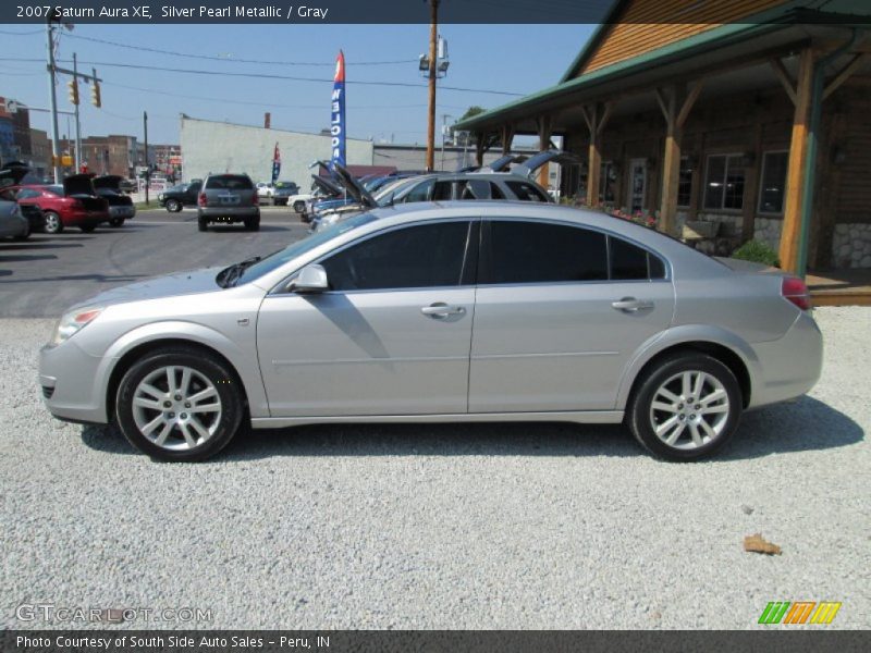 Silver Pearl Metallic / Gray 2007 Saturn Aura XE