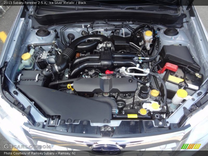 Ice Silver Metallic / Black 2013 Subaru Forester 2.5 X