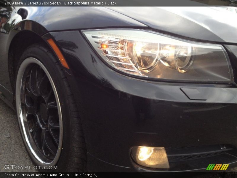 Black Sapphire Metallic / Black 2009 BMW 3 Series 328xi Sedan