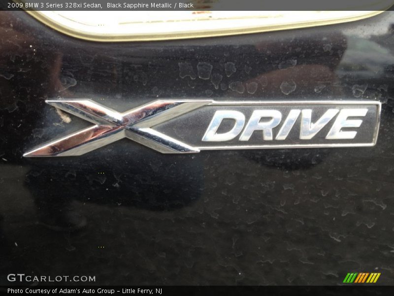 Black Sapphire Metallic / Black 2009 BMW 3 Series 328xi Sedan