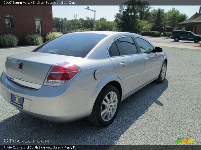 Silver Pearl Metallic / Gray 2007 Saturn Aura XE