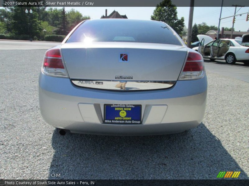 Silver Pearl Metallic / Gray 2007 Saturn Aura XE