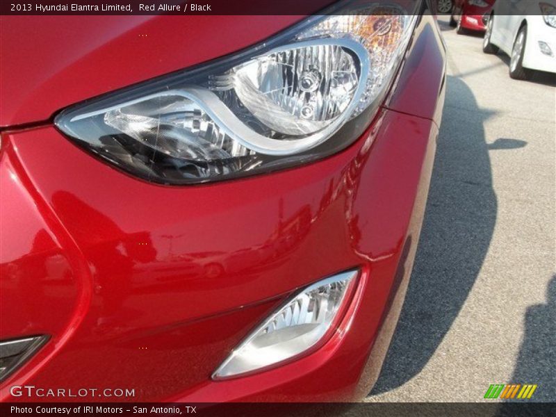 Red Allure / Black 2013 Hyundai Elantra Limited