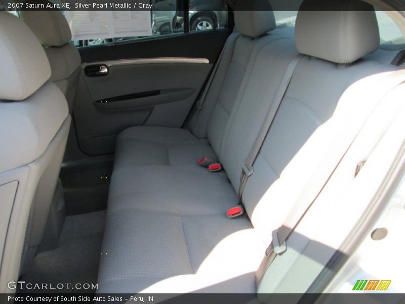 Silver Pearl Metallic / Gray 2007 Saturn Aura XE