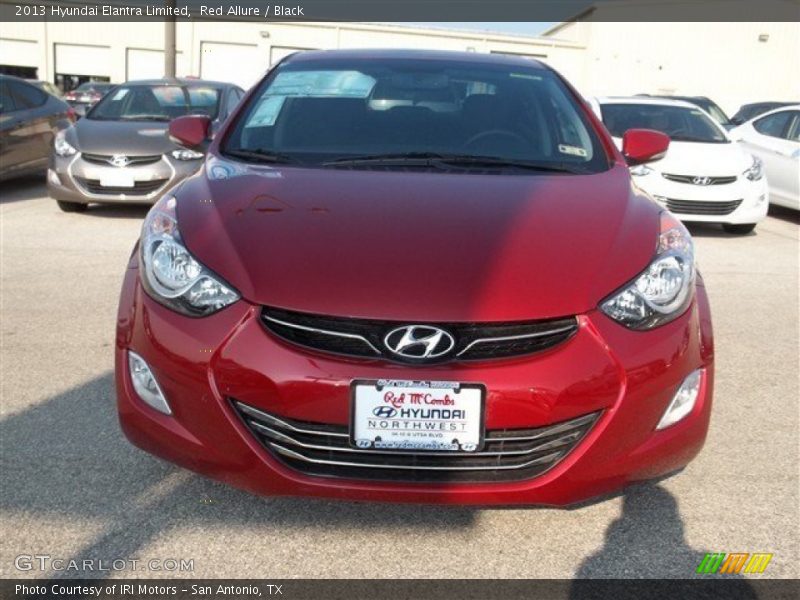 Red Allure / Black 2013 Hyundai Elantra Limited