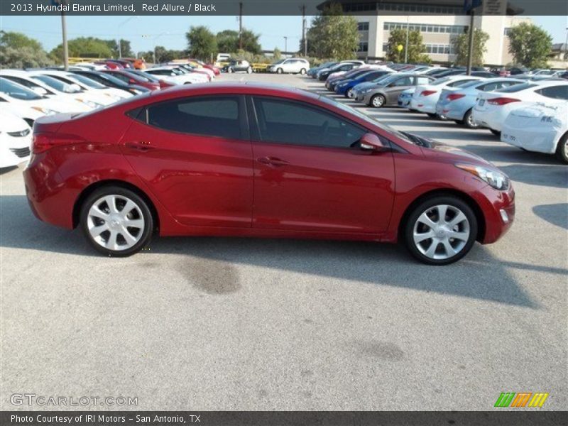 Red Allure / Black 2013 Hyundai Elantra Limited