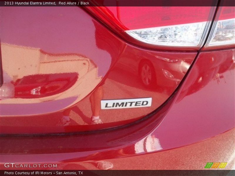 Red Allure / Black 2013 Hyundai Elantra Limited