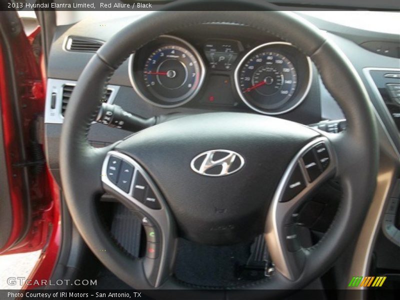 Red Allure / Black 2013 Hyundai Elantra Limited