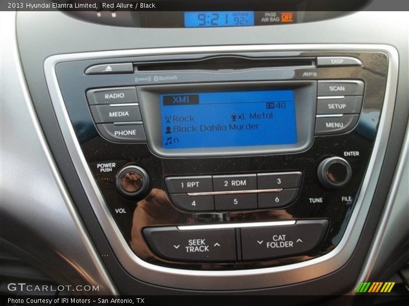 Red Allure / Black 2013 Hyundai Elantra Limited