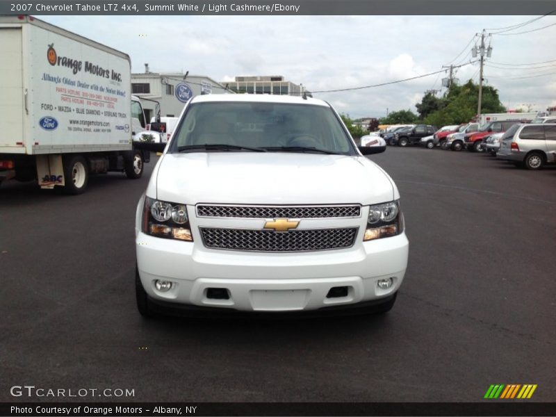 Summit White / Light Cashmere/Ebony 2007 Chevrolet Tahoe LTZ 4x4