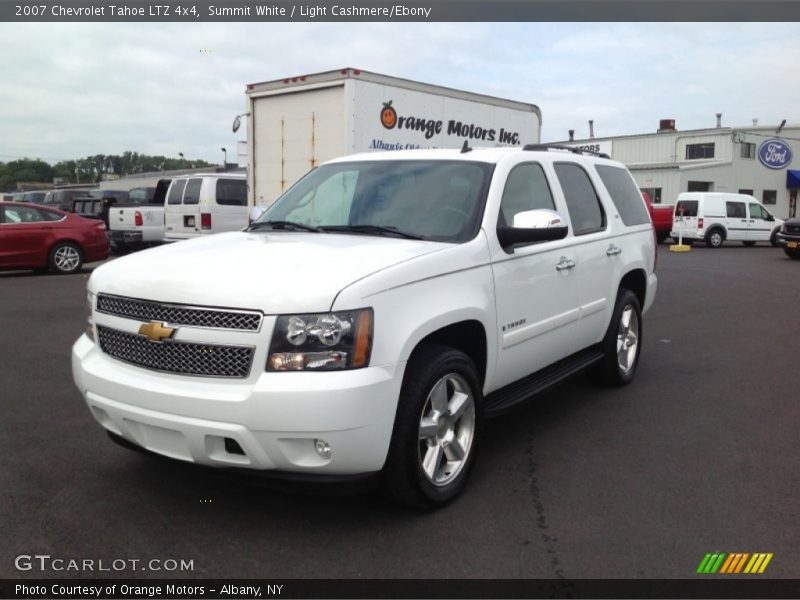 Summit White / Light Cashmere/Ebony 2007 Chevrolet Tahoe LTZ 4x4
