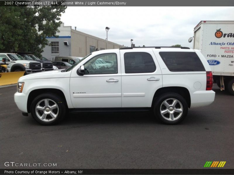 Summit White / Light Cashmere/Ebony 2007 Chevrolet Tahoe LTZ 4x4
