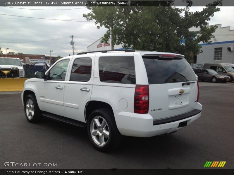 Summit White / Light Cashmere/Ebony 2007 Chevrolet Tahoe LTZ 4x4