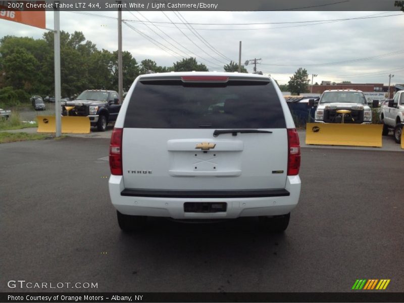 Summit White / Light Cashmere/Ebony 2007 Chevrolet Tahoe LTZ 4x4