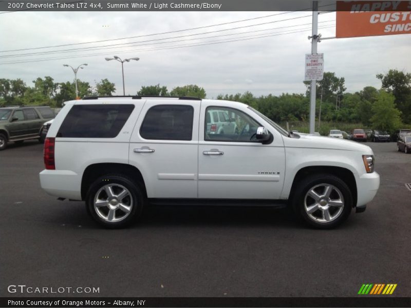Summit White / Light Cashmere/Ebony 2007 Chevrolet Tahoe LTZ 4x4