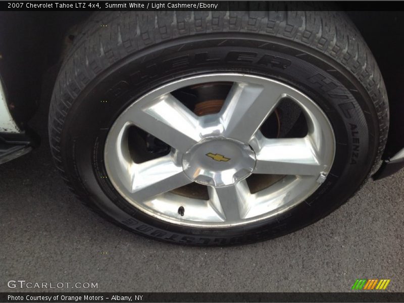 Summit White / Light Cashmere/Ebony 2007 Chevrolet Tahoe LTZ 4x4