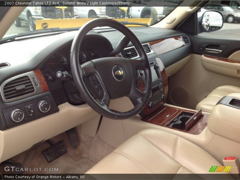 Summit White / Light Cashmere/Ebony 2007 Chevrolet Tahoe LTZ 4x4