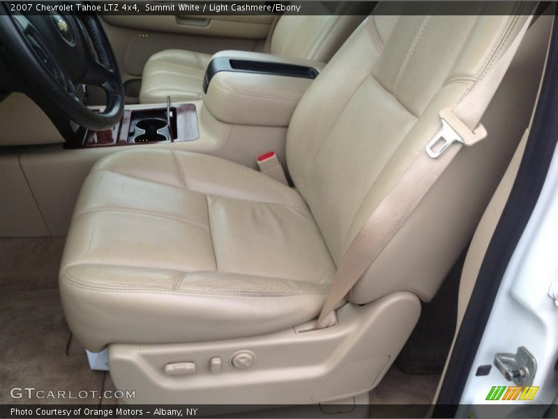Summit White / Light Cashmere/Ebony 2007 Chevrolet Tahoe LTZ 4x4