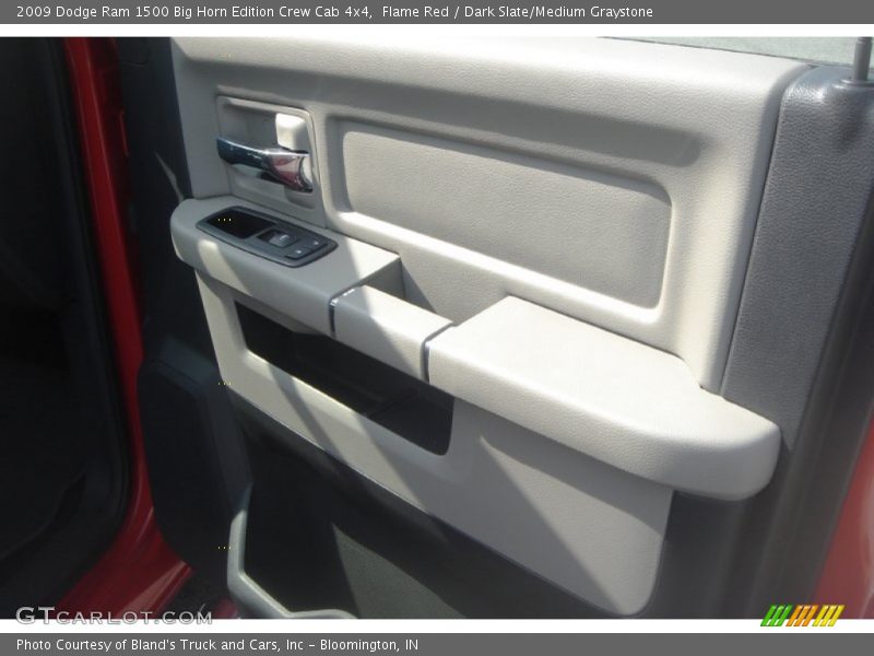 Flame Red / Dark Slate/Medium Graystone 2009 Dodge Ram 1500 Big Horn Edition Crew Cab 4x4