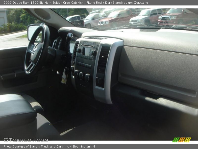 Flame Red / Dark Slate/Medium Graystone 2009 Dodge Ram 1500 Big Horn Edition Crew Cab 4x4
