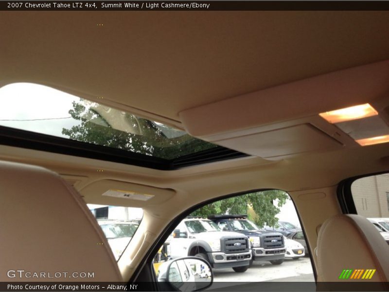 Summit White / Light Cashmere/Ebony 2007 Chevrolet Tahoe LTZ 4x4
