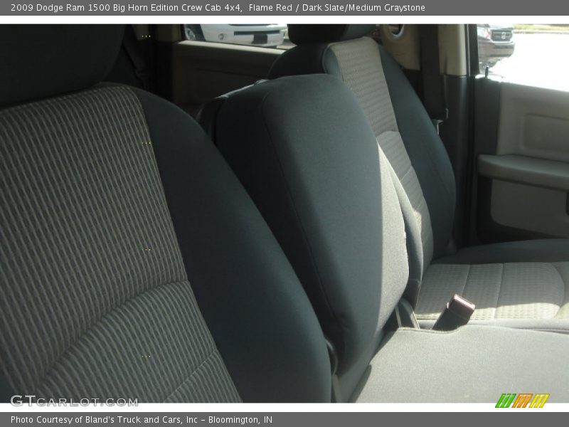 Flame Red / Dark Slate/Medium Graystone 2009 Dodge Ram 1500 Big Horn Edition Crew Cab 4x4