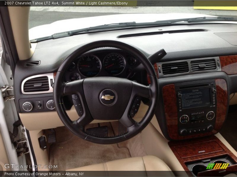 Summit White / Light Cashmere/Ebony 2007 Chevrolet Tahoe LTZ 4x4