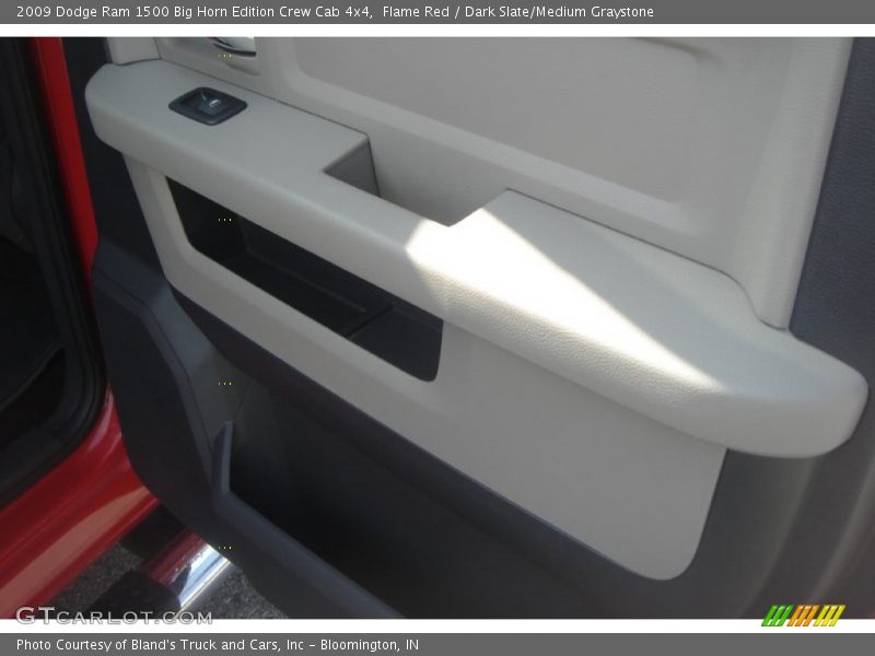 Flame Red / Dark Slate/Medium Graystone 2009 Dodge Ram 1500 Big Horn Edition Crew Cab 4x4