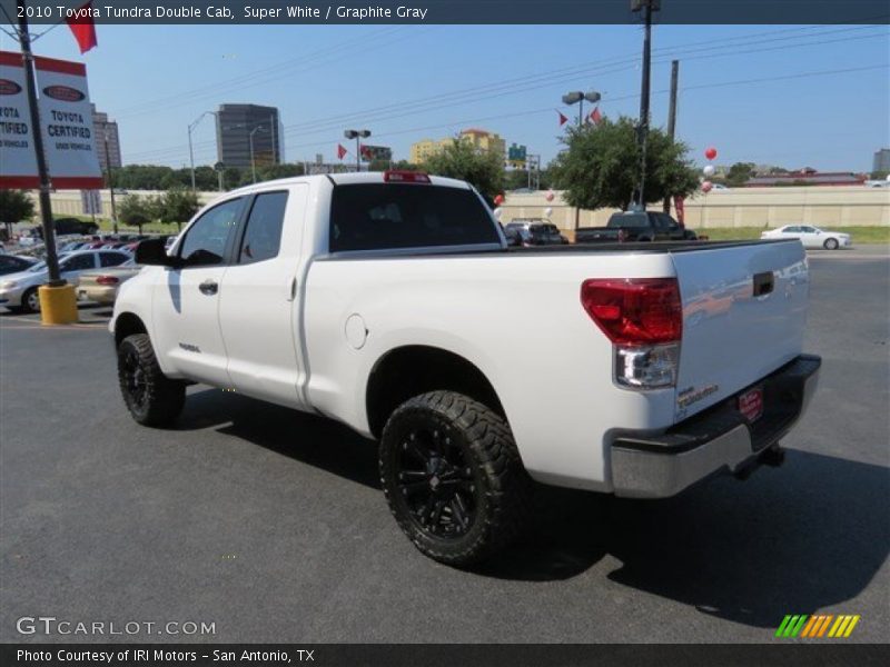 Super White / Graphite Gray 2010 Toyota Tundra Double Cab